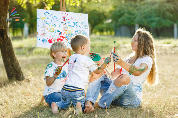 Giúp bé thỏa sức sáng tạo