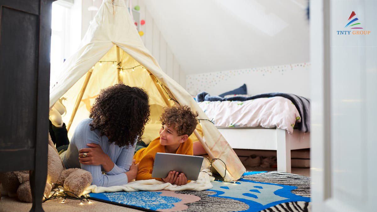 Cắm trại tại nhà cùng gia đình