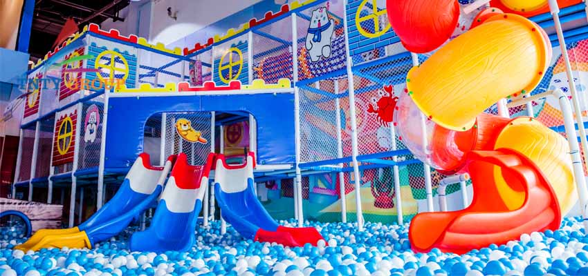 Kích thước cầu trượt phù hợp với độ tuổi của trẻ