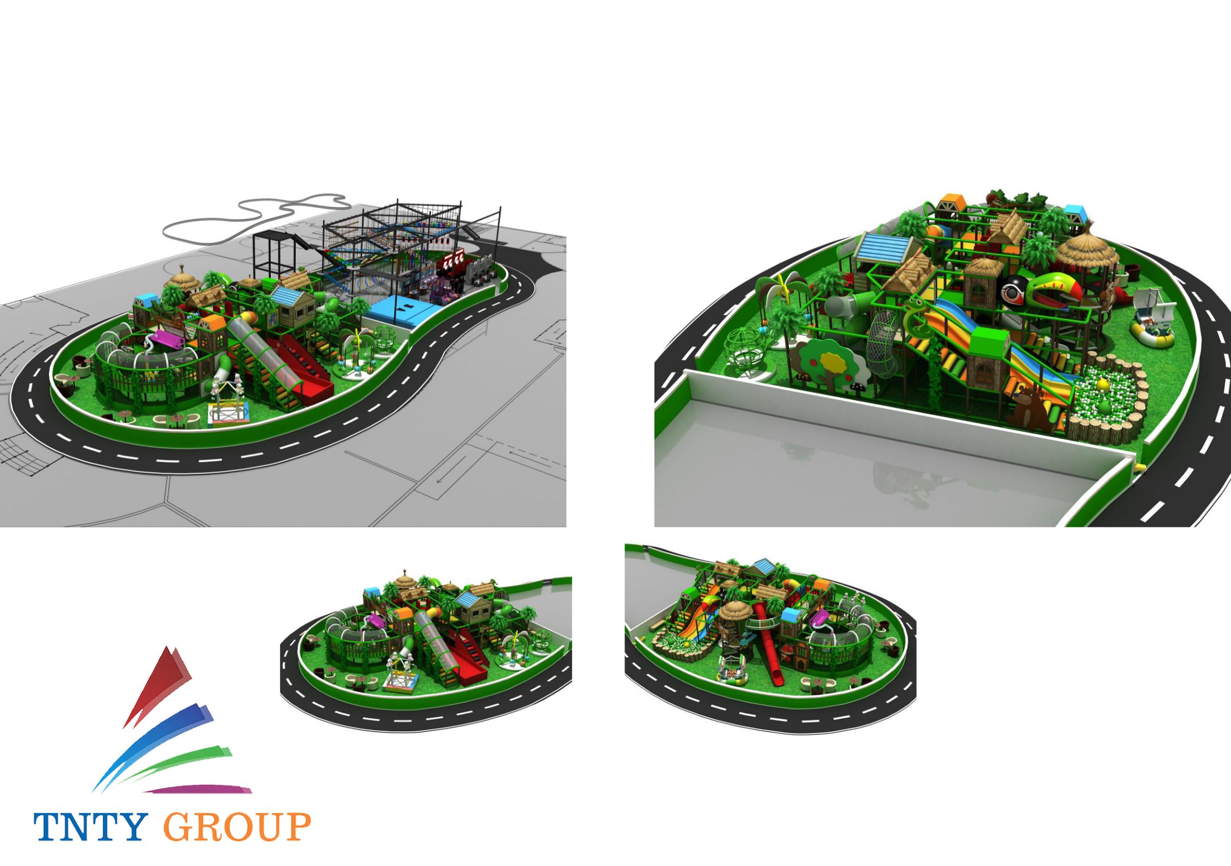 Khu vui chơi liên hoàn trong nhà