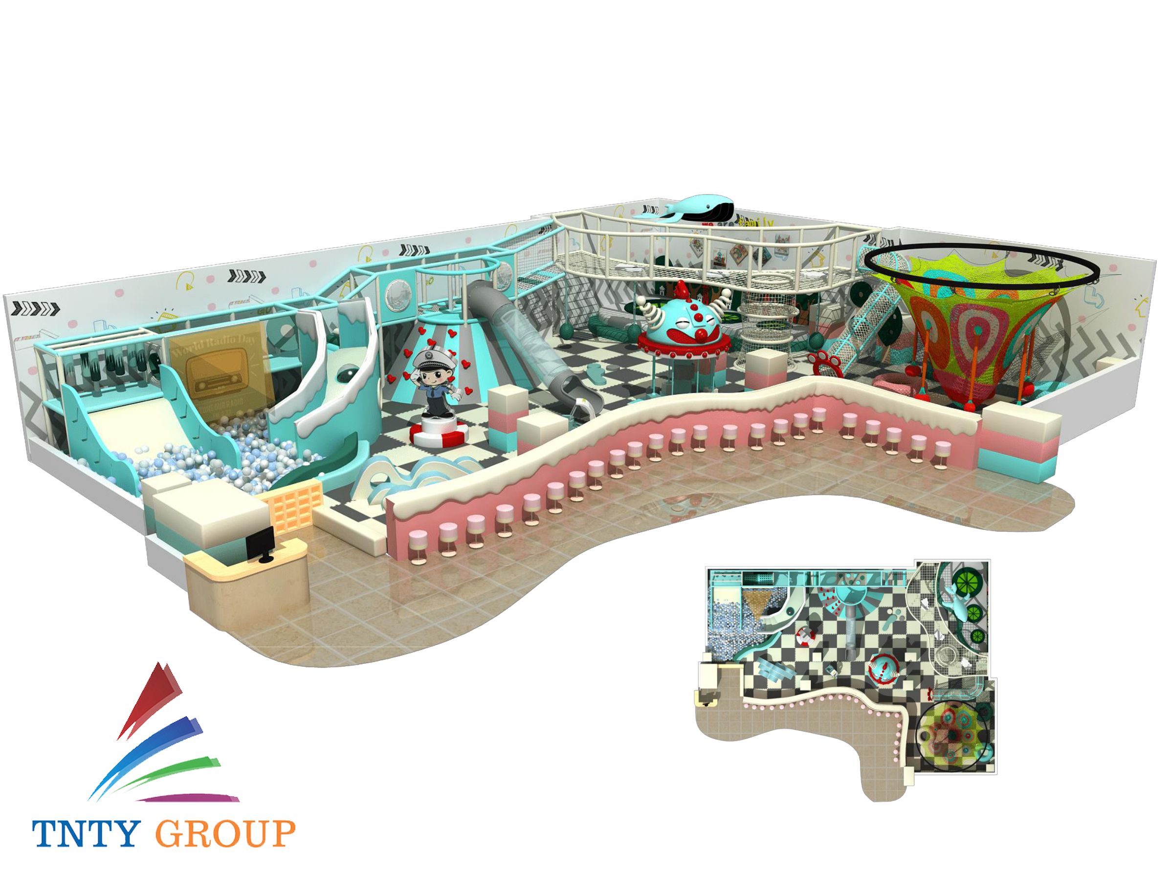 Khu vui chơi liên hoàn trong nhà