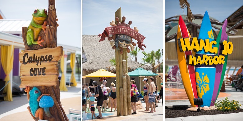 Thiết bị sân chơi dưới nước độc đáo, mới lạ