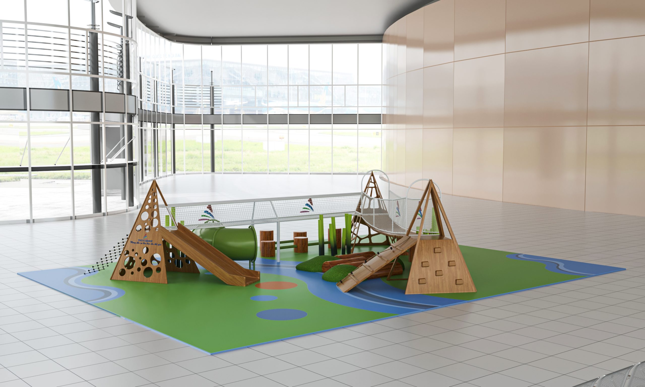 san-choi-tre-em-tai-san-bay-tan-son-nhat-khu-vui-choi-giai-tri-an-toan-thu-vi-cho-cac-em-nho-do-tnty-group-thiet-ke