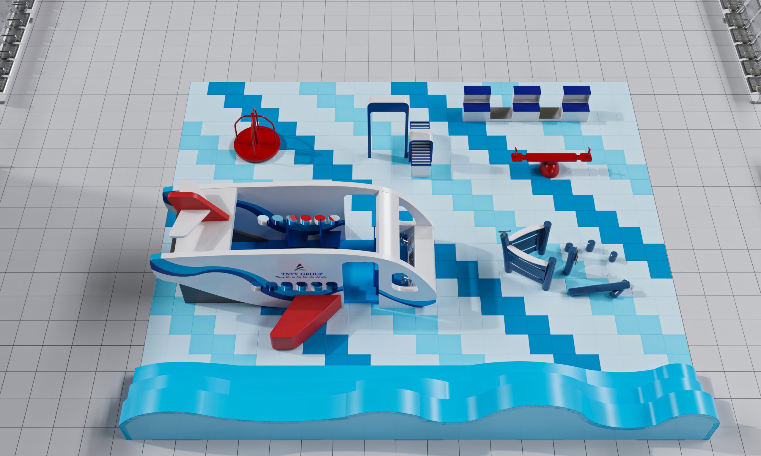 TNTY thiết kế khu vui chơi cho sân bay