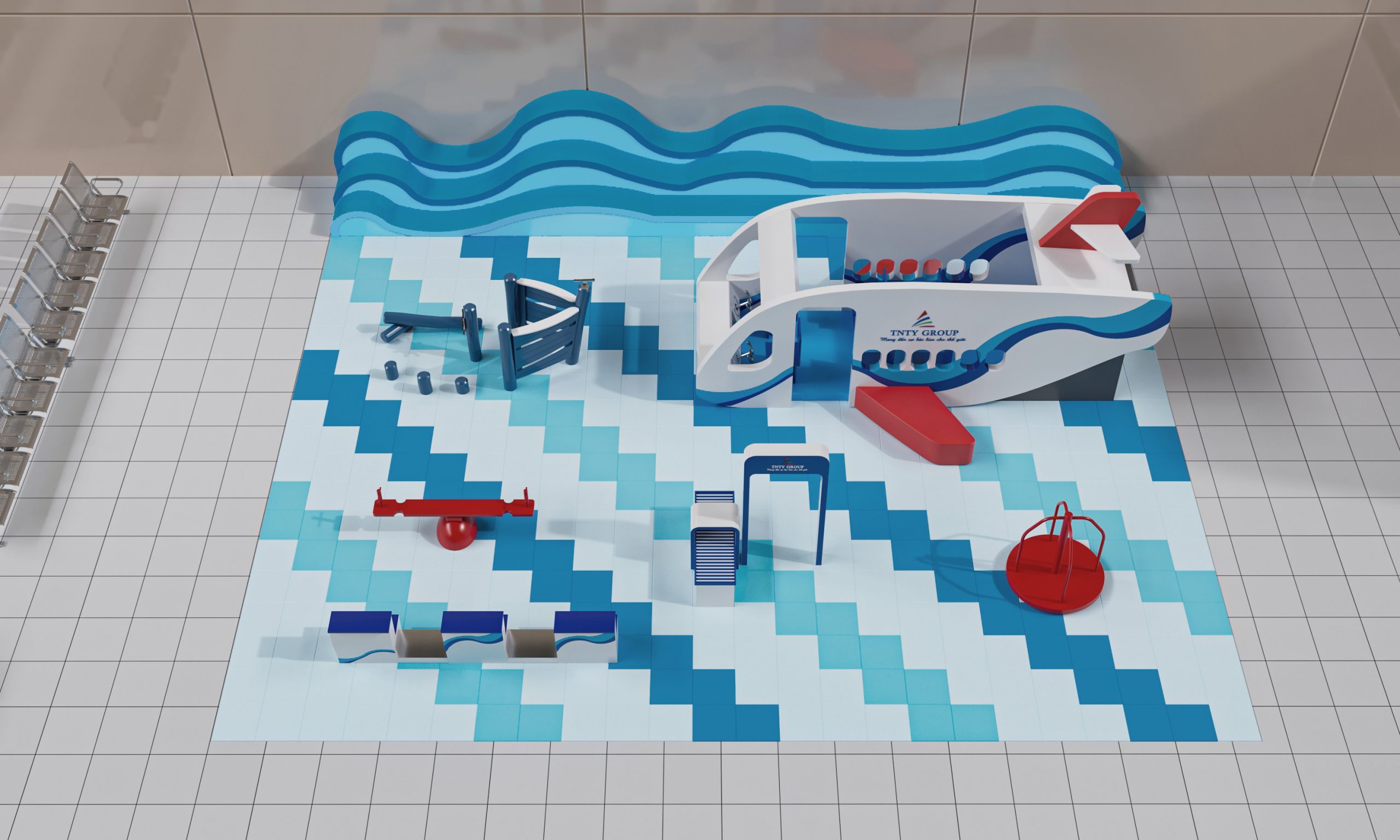 Thiết kế cho sân bay một khu vui chơi