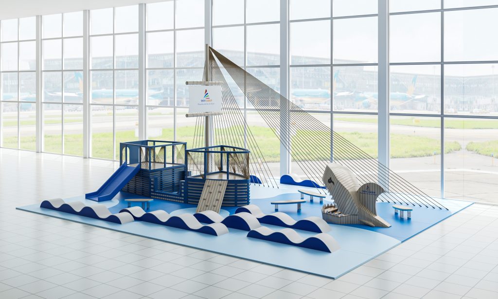 Indoor play area design for Da Nang Airport by TNTY