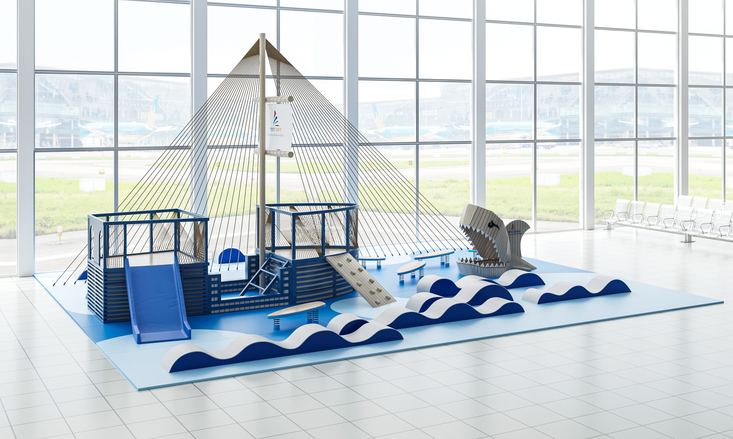 Rescue Mission with a 3D Shark